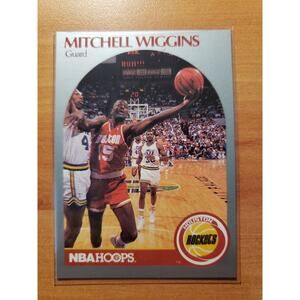 Mitchell Wiggins 1990-1991 NBA Hoops #130 - Houston Rockets - Fresh Pull